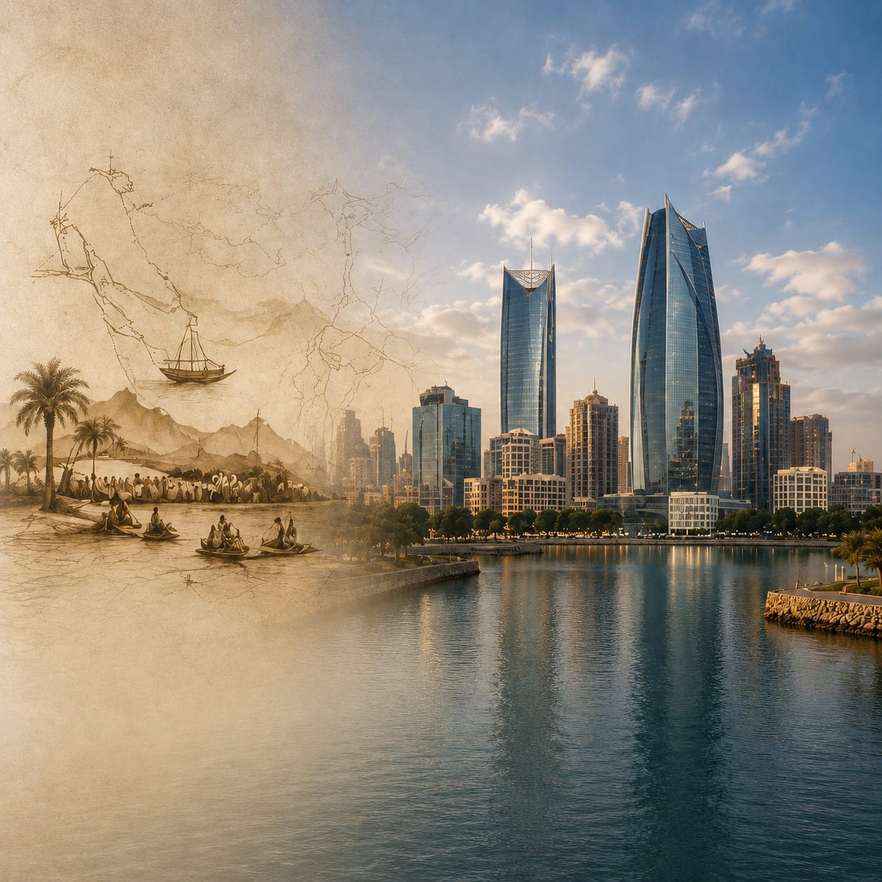 Dalla sorgente scoperta dai Bani Yas nel 1761 alla metropoli moderna